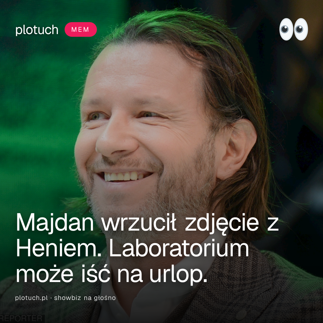 Majdan wrzucił zdjęcie z Heniem. Laboratorium może iść na urlop.