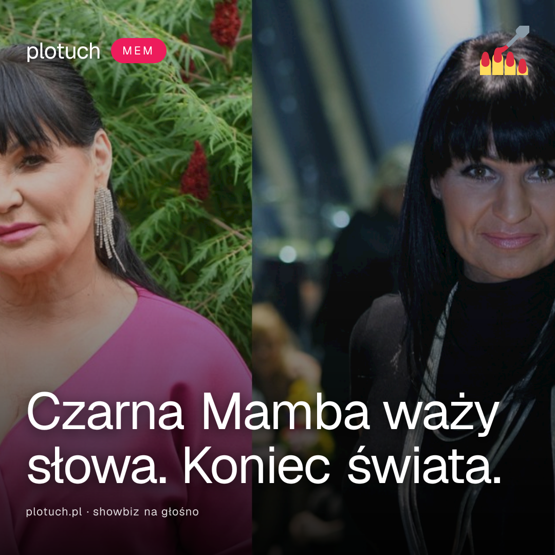 Czarna Mamba waży słowa. Koniec świata.