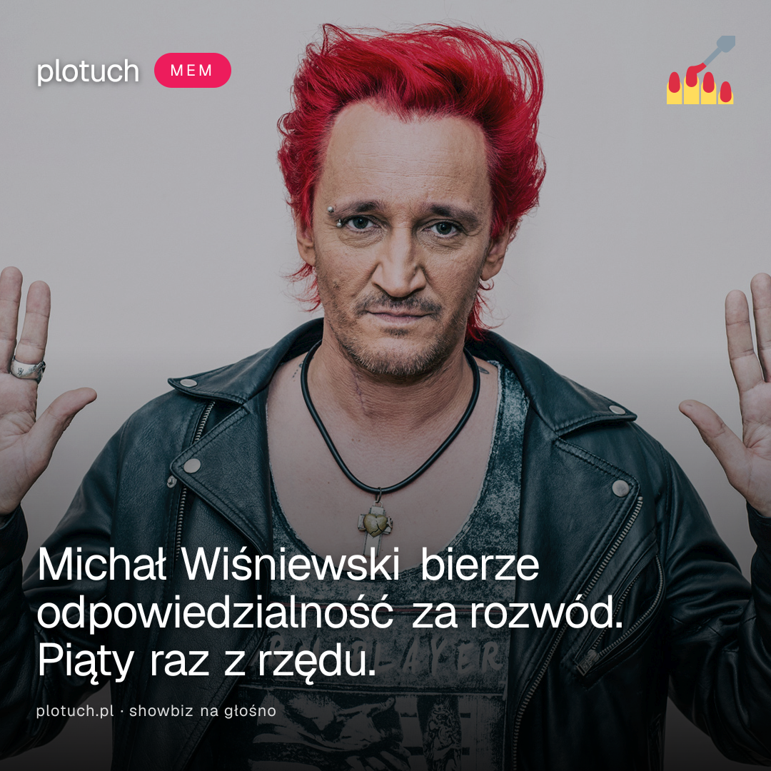 Michał Wiśniewski bierze odpowiedzialność za rozwód. Piąty raz z rzędu.