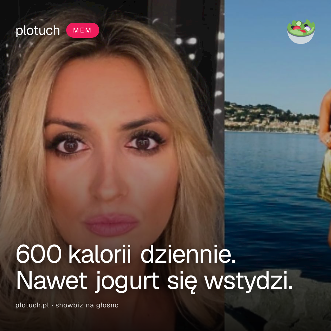 600 kalorii dziennie. Nawet jogurt się wstydzi.