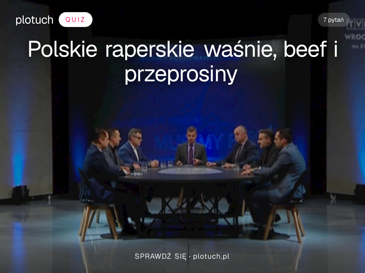 Quiz: Polskie raperskie waśnie, beef i przeprosiny